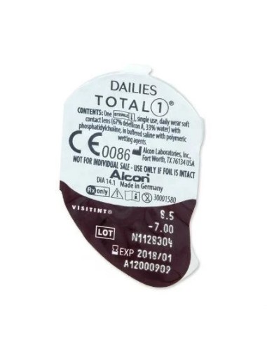 Dailies Total 1 30 unidades | Vision24horas