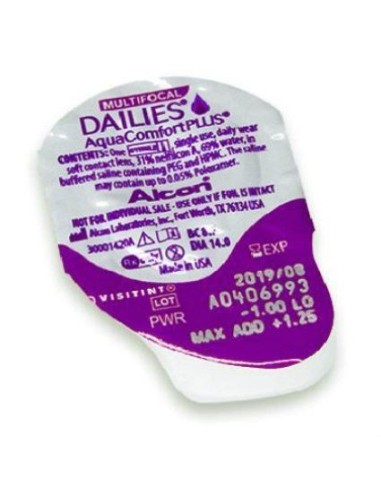 Dailies Aquacomfort Plus Multifocal 90 unidades - 69,60 € | Vision24horas