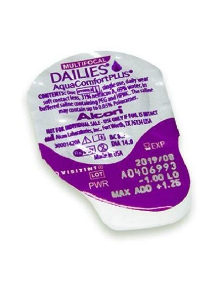 Dailies Aquacomfort Plus Multifocal 90 unidades - 69,60 € | Vision24horas
