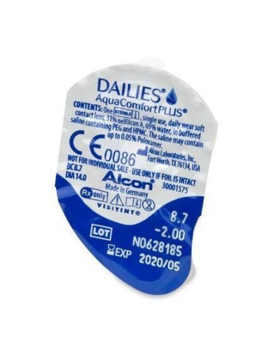 Dailies Aquacomfort Plus 180 unidades - 73,20 € | Vision24horas