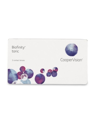 Biofinity Toric 3 unidades - 19,90 € | Vision24horas