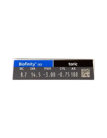 Biofinity Toric 6 unidades | Vision24horas