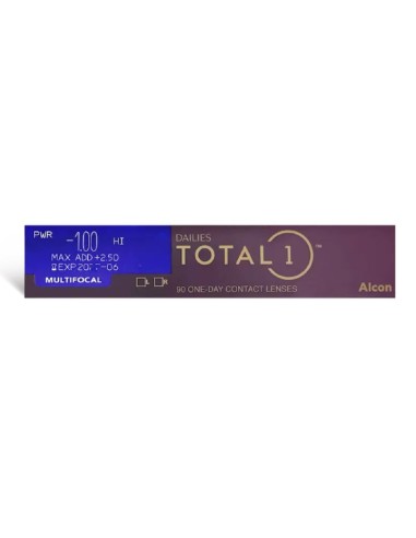 Dailies Total 1 Multifocal (90 unidades) - 84,55 € | Vision24horas