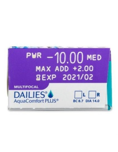 Dailies Aquacomfort Plus Multifocal 30 unidades | Vision24horas