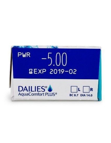 Dailies Aquacomfort Plus 30 unidades - 13,15 € | Vision24horas