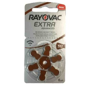 Pilas Marrones audifonos Rayovac Extra Advanced 312 | Vision24horas